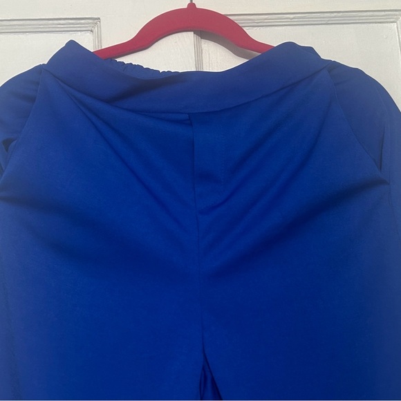 “Send Ur Price?” Amazing Royal Blue Blazer With Striped Cuffs & Matching Pants 💙 - Picture 7 of 9